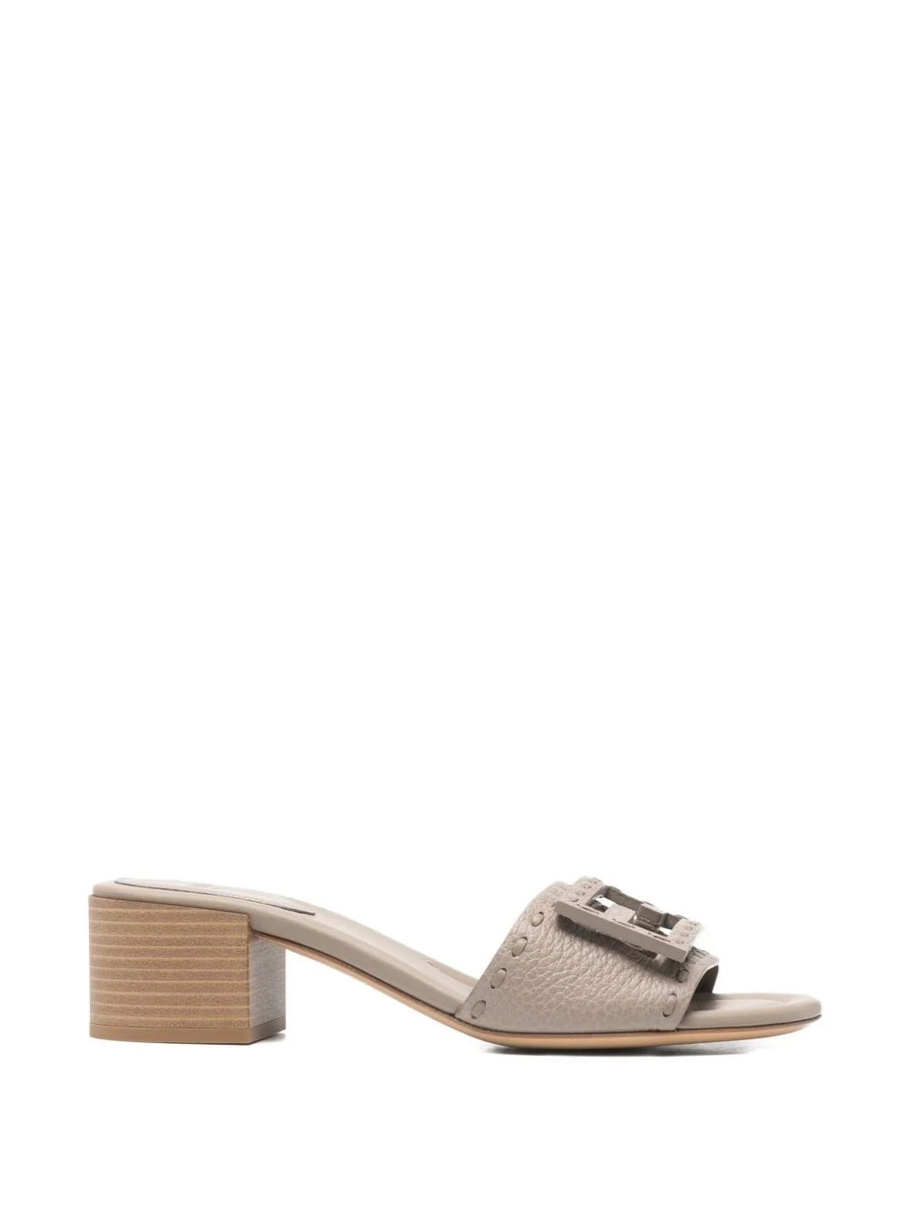 Baguette leather mules - 1