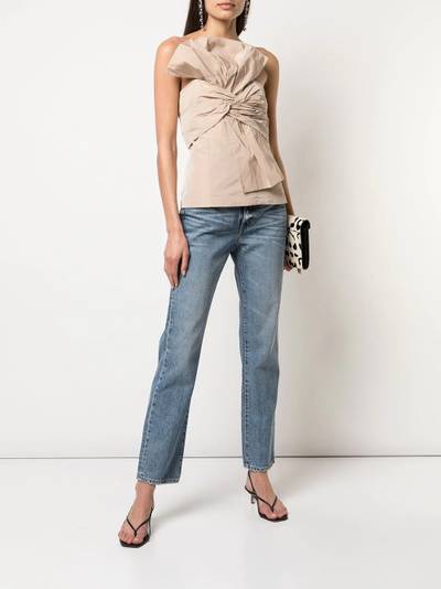 Givenchy bow-front bustier top outlook