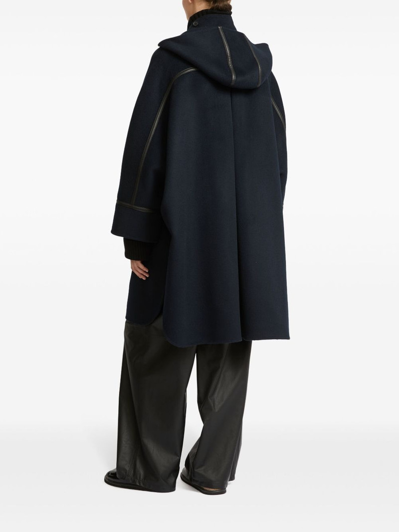 cashmere-blend hooded cape 3