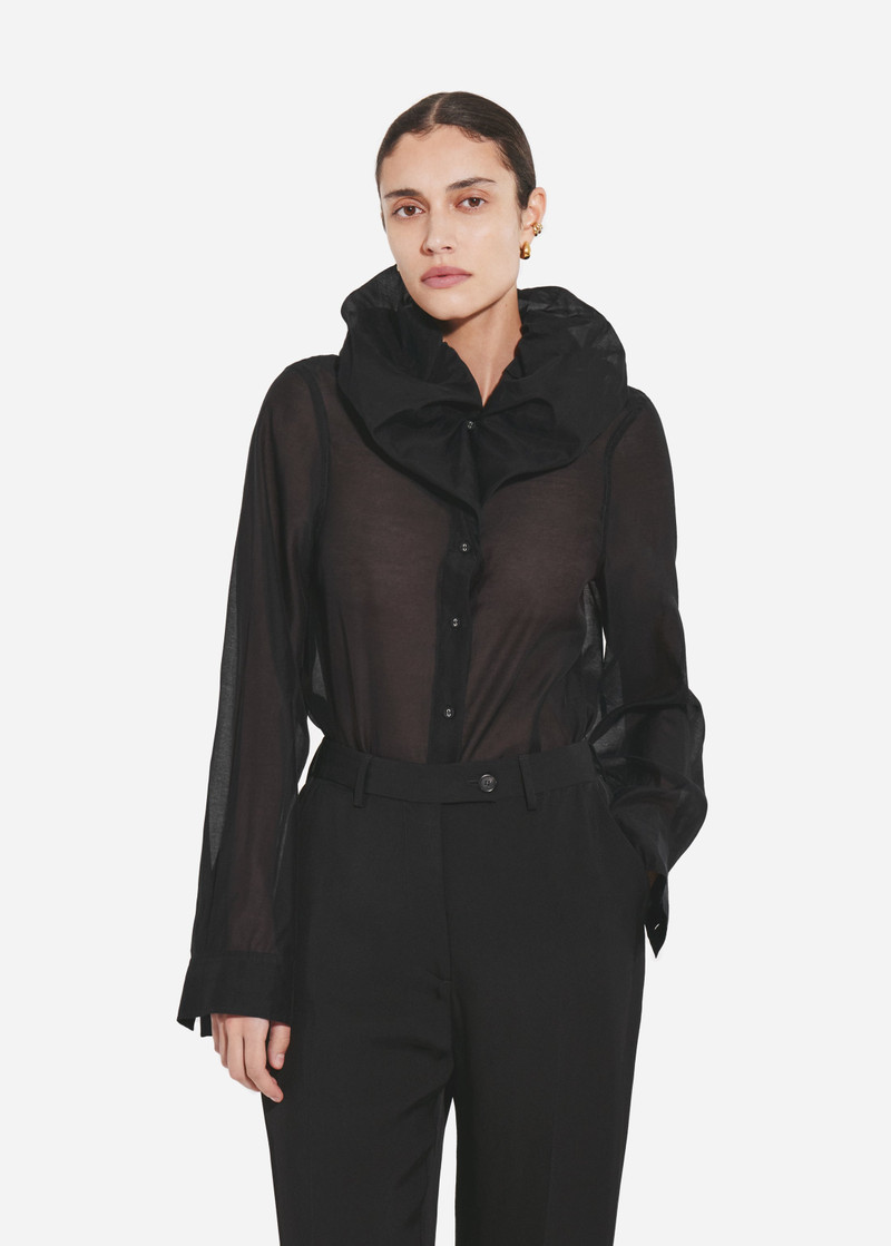 CO Cloud Collar Shirt in Cotton Silk Voile outlook