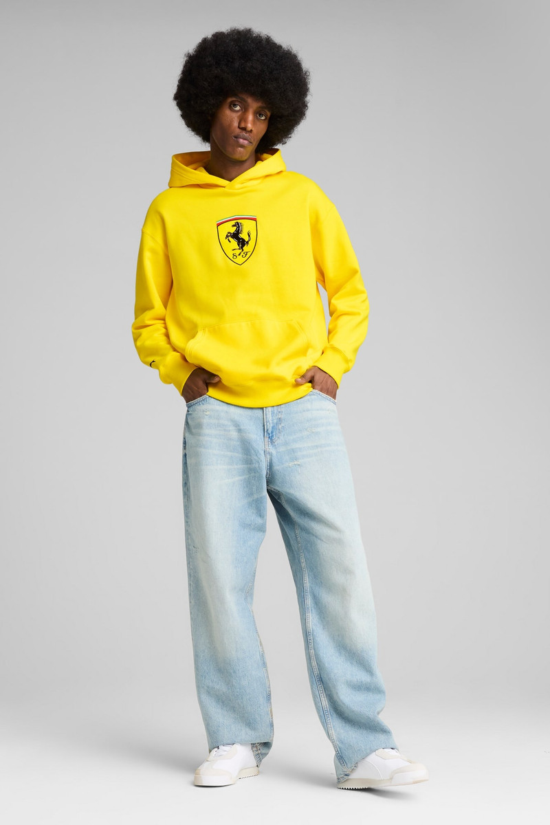 Scuderia Ferrari 인종 큰 방패 남자의 Hoodie 5