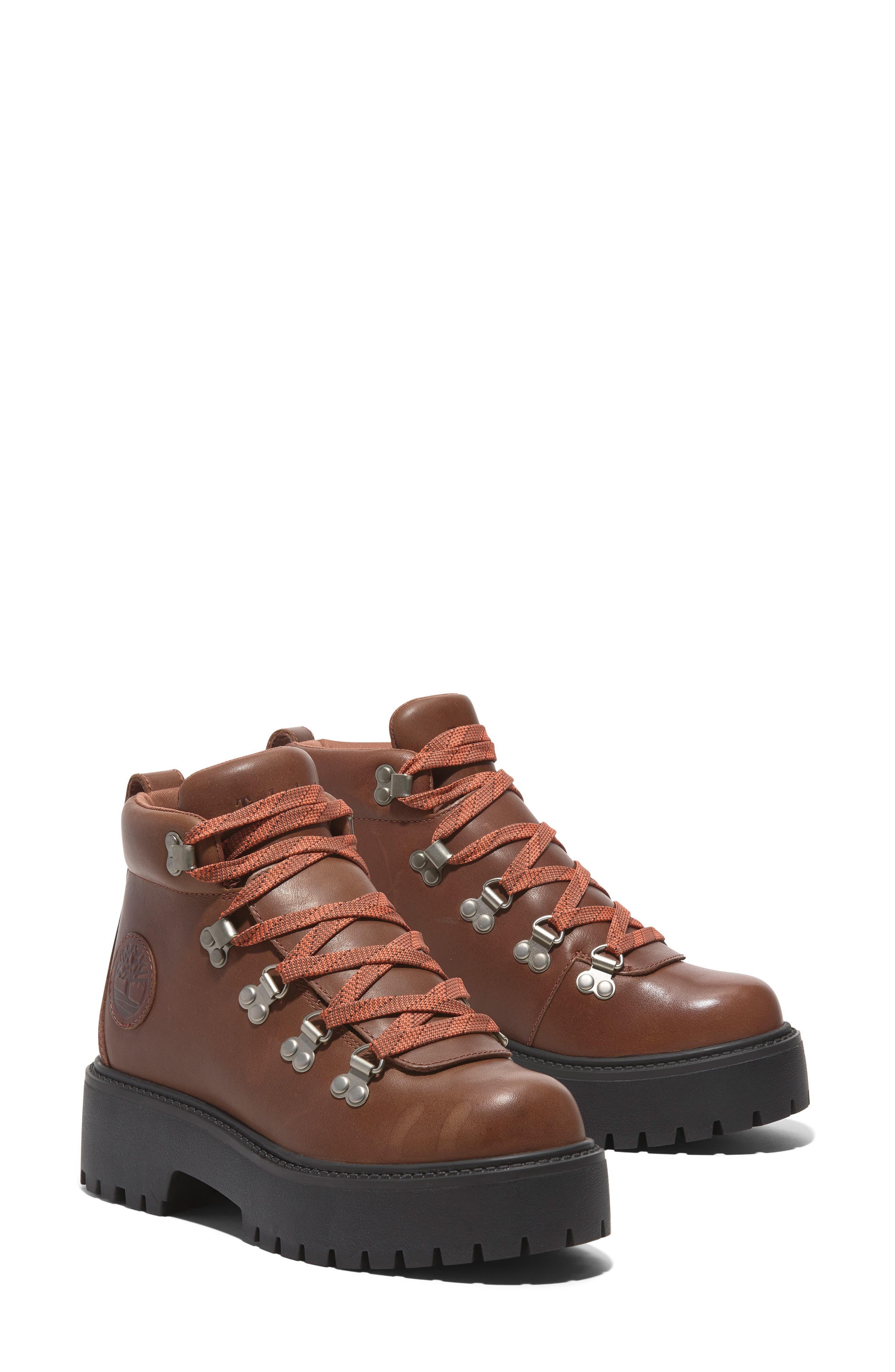 Timberland Stone Street Platform Boot in Rust Full Grain at Nordstrom - 9