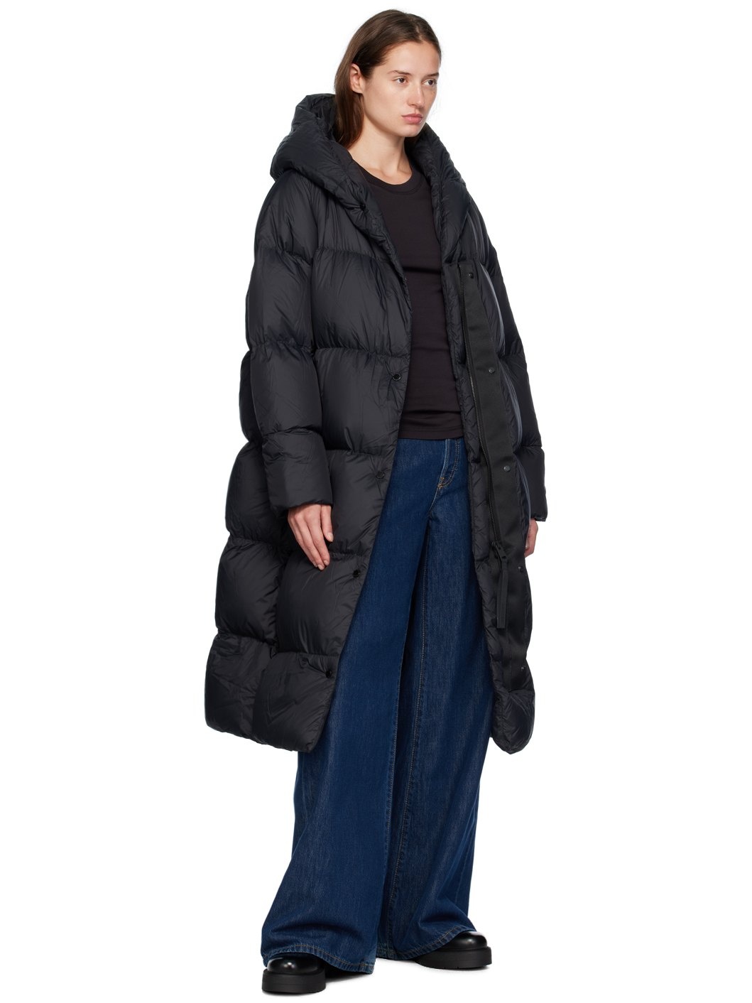 Black Rhoda Down Parka - 5