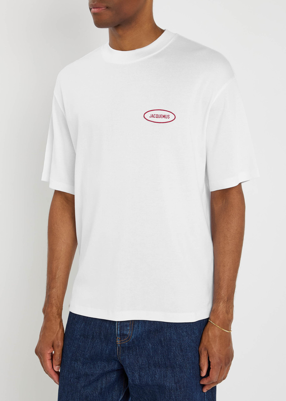 Jacquemus Le T-shirt Logo-embroidered Cotton T-shirt - 2