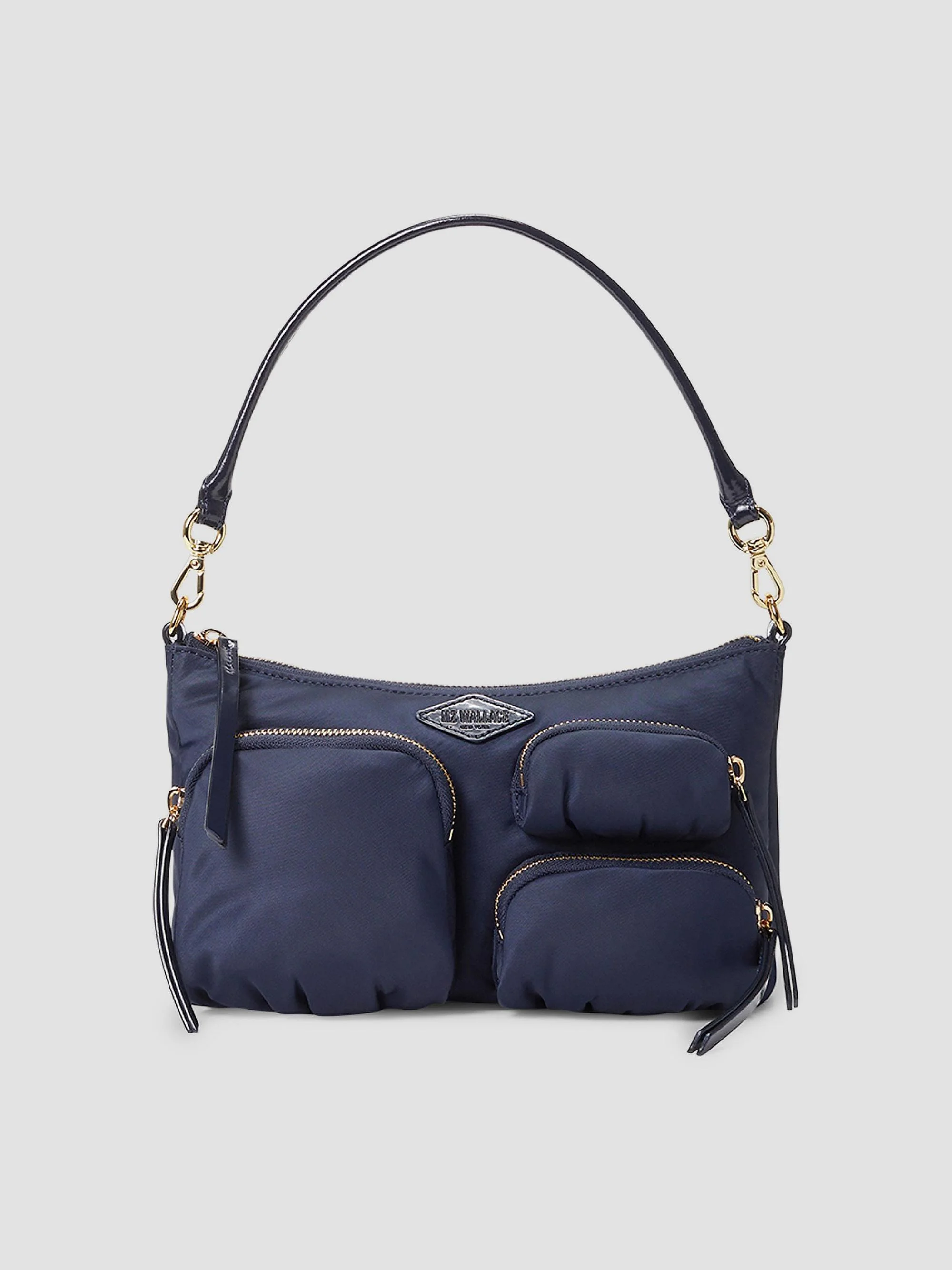 Women's Petite Chelsea Logo Shoulder Bag - Navy - 1
