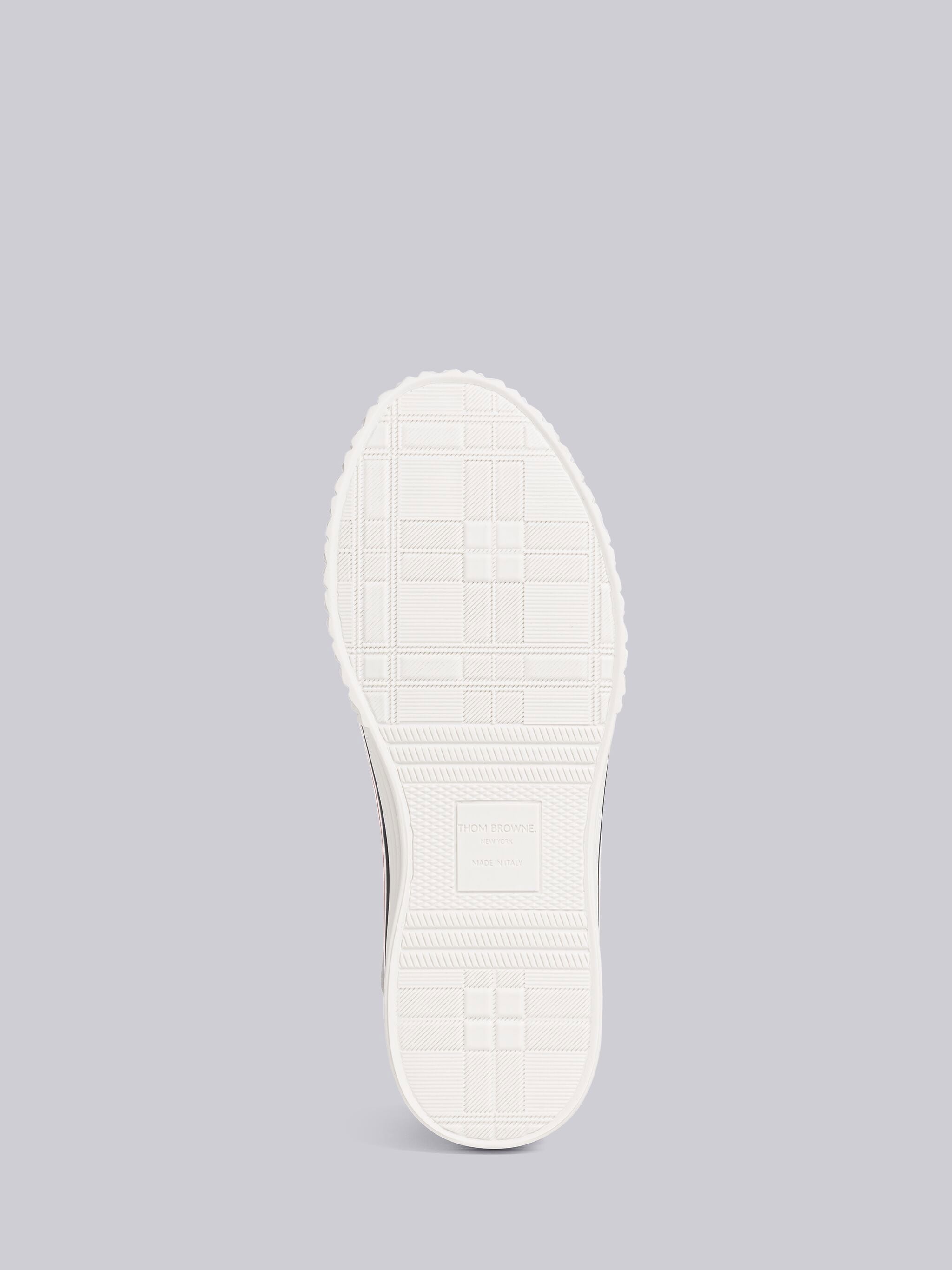 CANVAS TARTAN SOLE COLLEGIATE HIGH TOP - 5