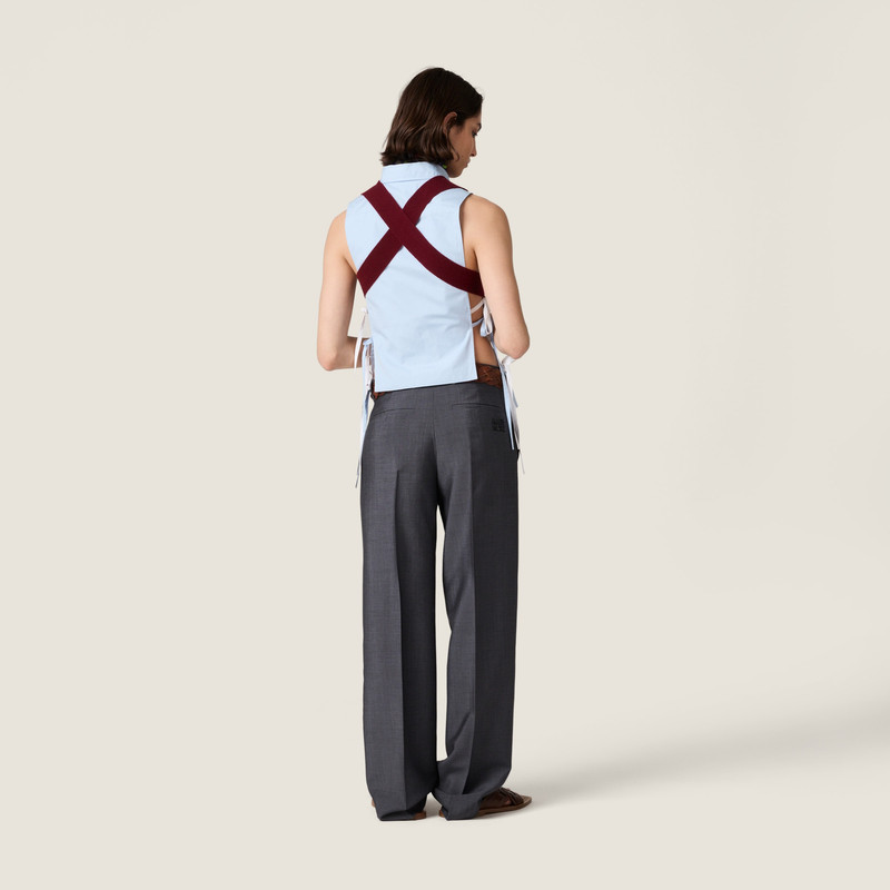 Cashmere knit vest 3
