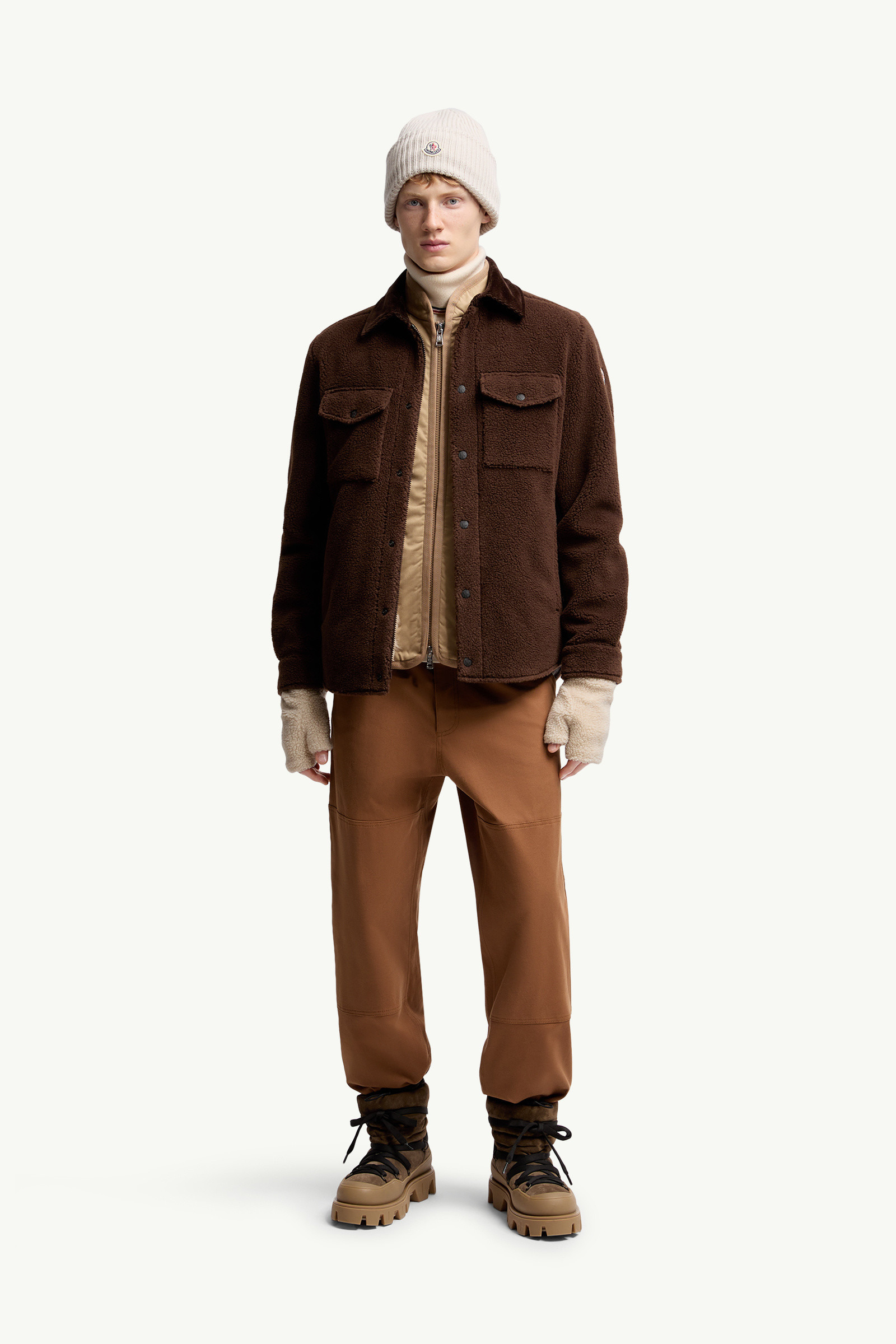 Teddy Corduroy-Trimmed Shirt Jacket - 2