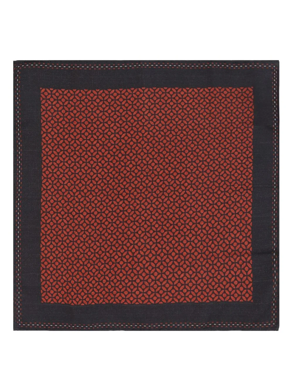 geometric-print scarf - 1