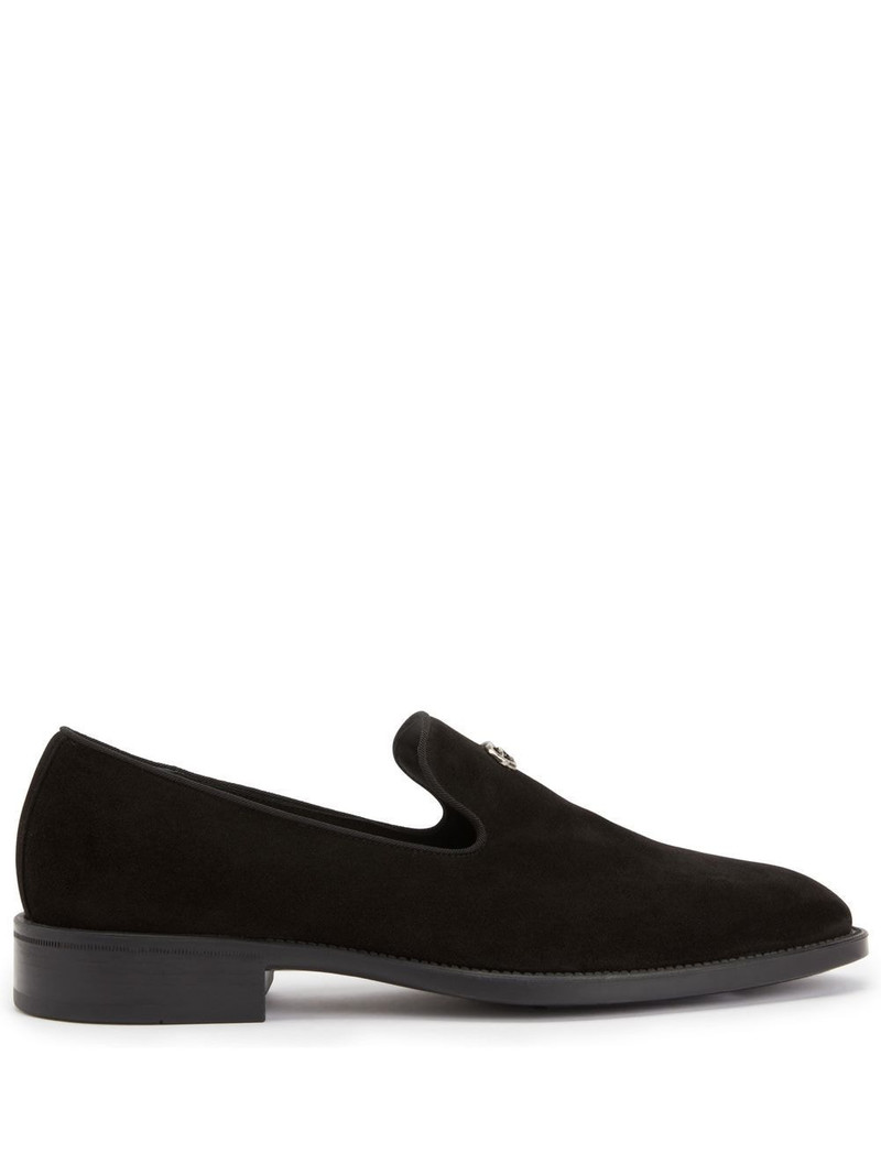 G-Flash 벨벳 loafers 1