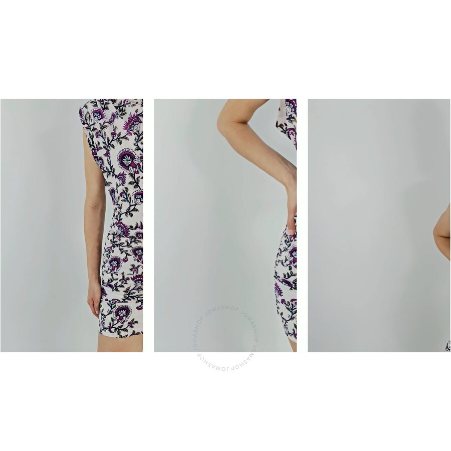 Isabel Marant Ladies Bemaya Floral Silk-Blend Dress, Brand Size 34 (US Size 0) - 3