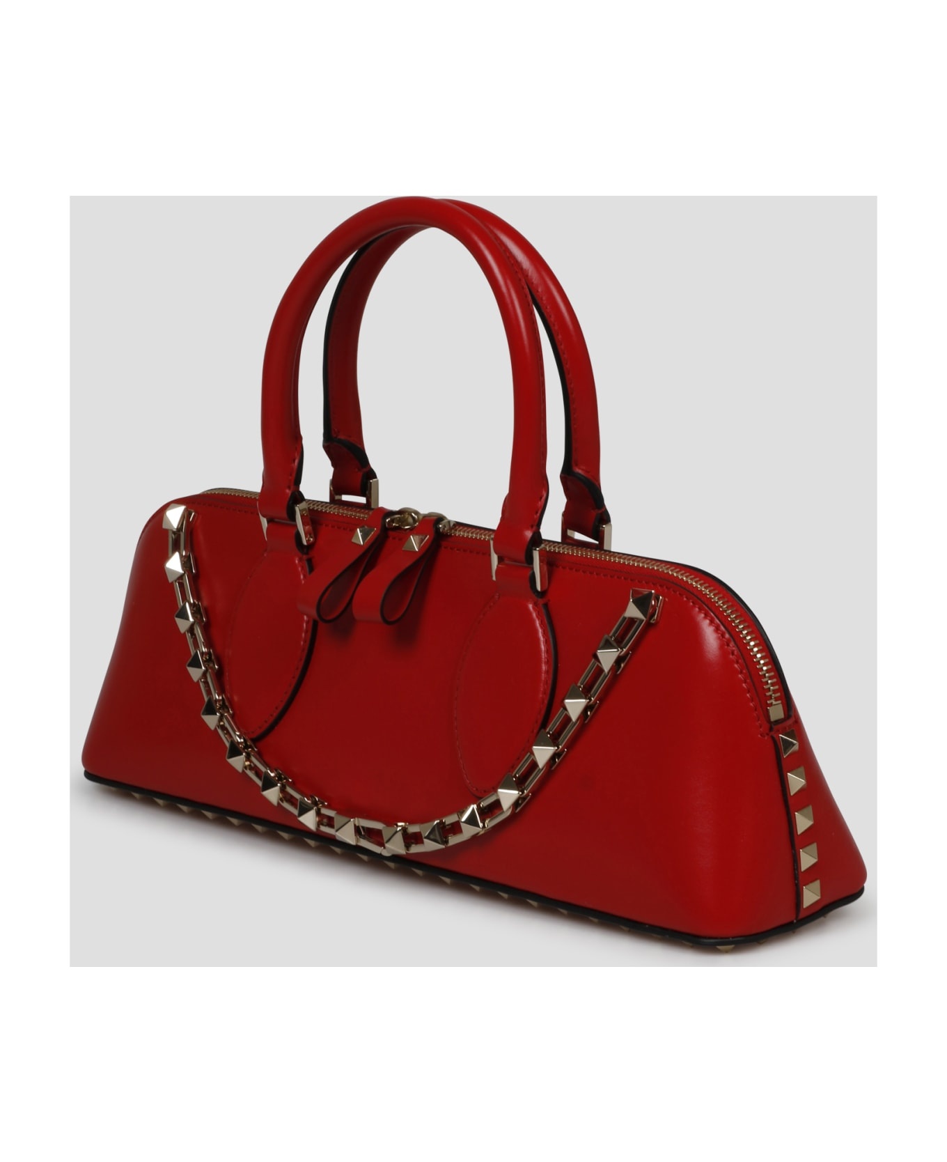 Rockstud E/w Calfskin Handbag - 4