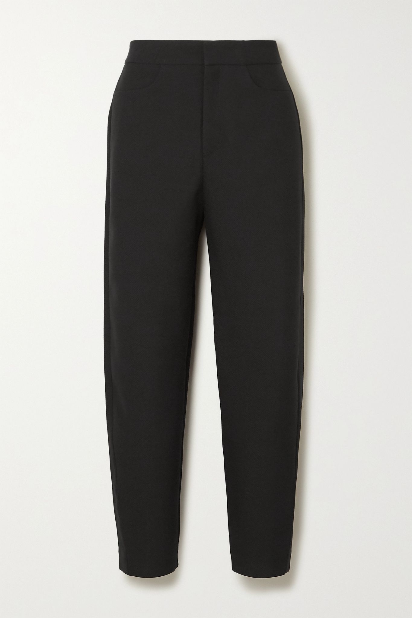 Novara cropped drill straight-leg pants - 1