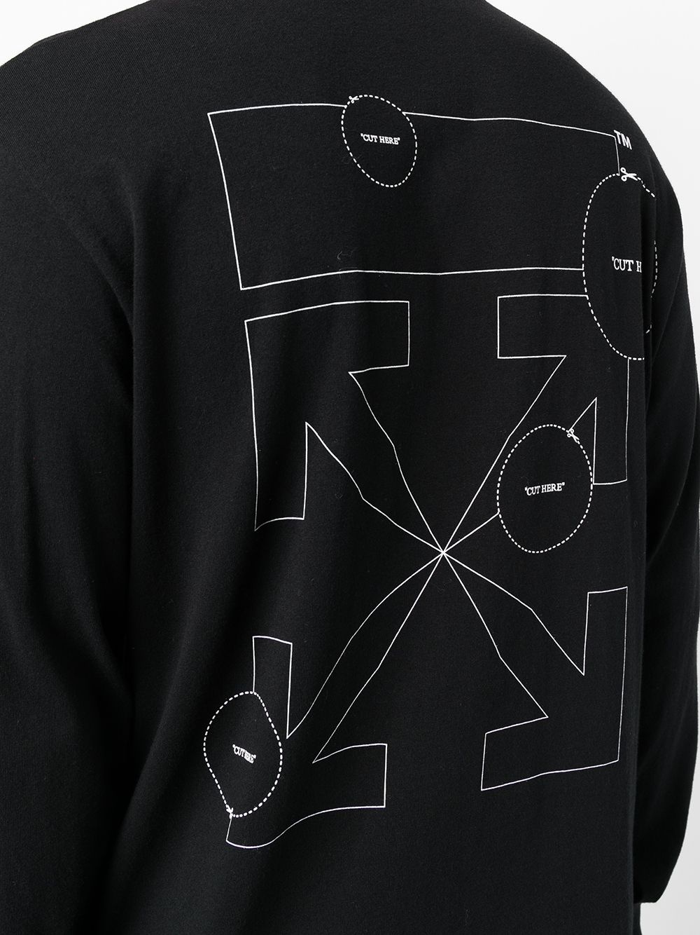 logo-print long-sleeve top - 5