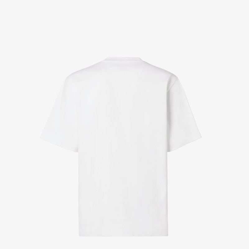 FENDI T-Shirt White cotton T-shirt outlook