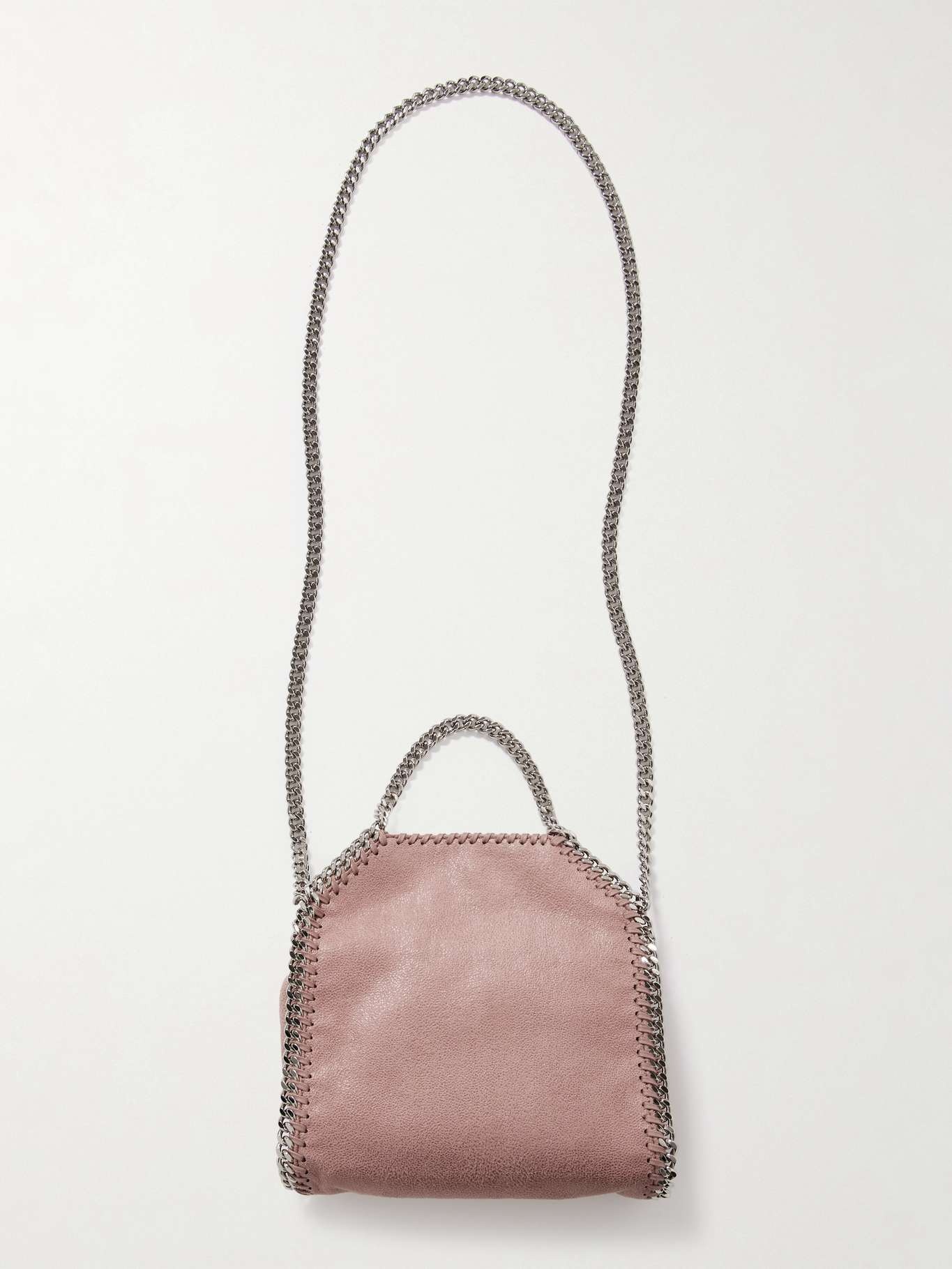 Eco mini vegetarian textured-leather shoulder bag - 3