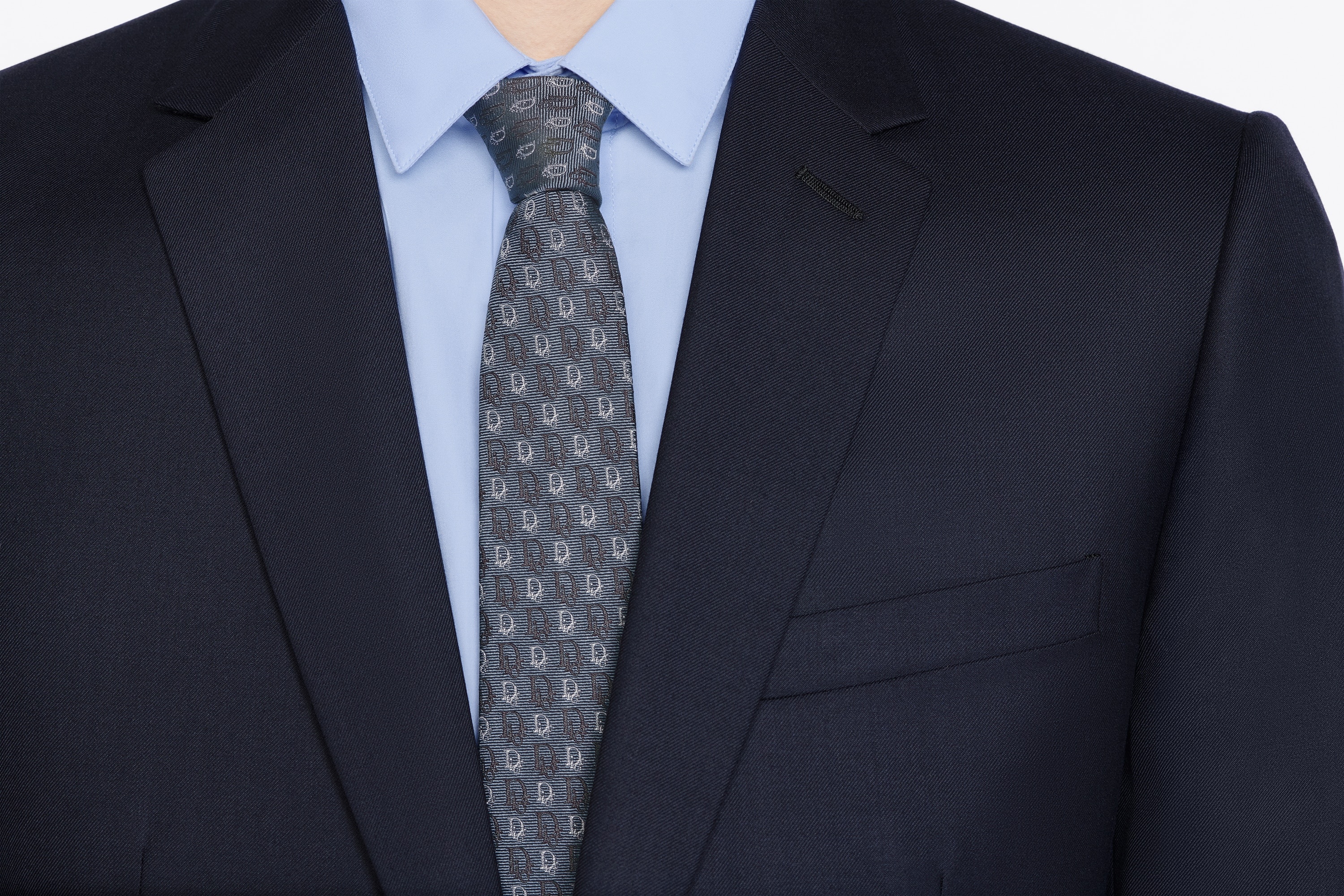 Micro Dior Oblique Tie - 3