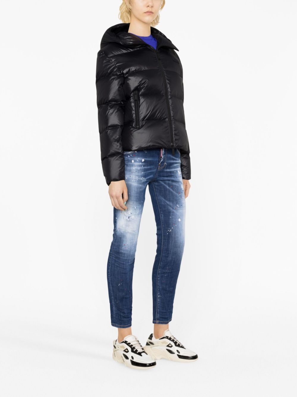 feather-down puffer jacket - 4