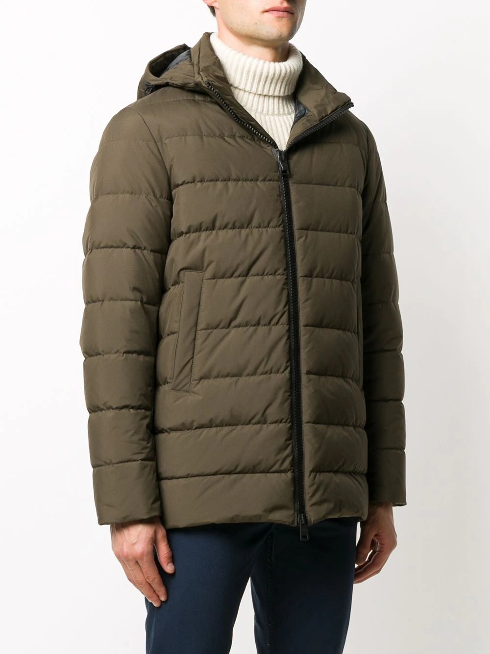 zipped padded jacket - 3