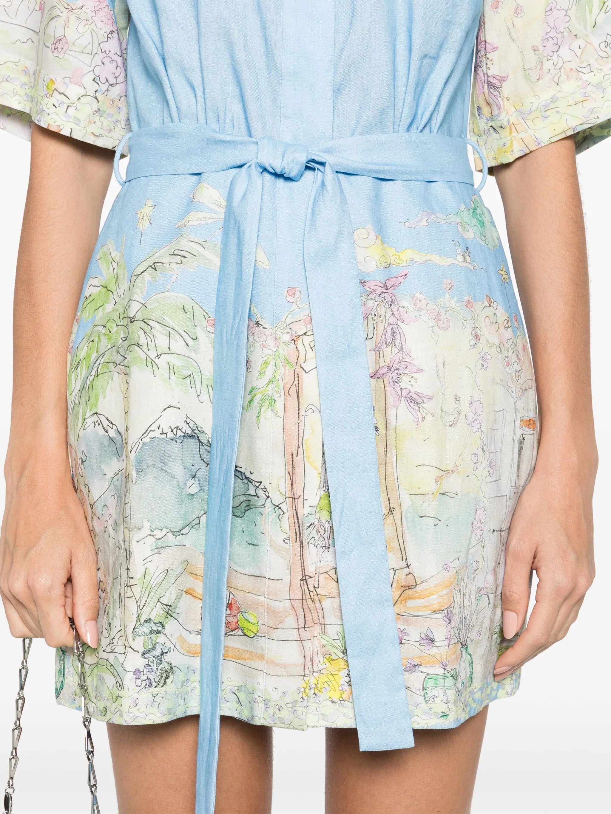 Graphic-print Mini Dress - 5