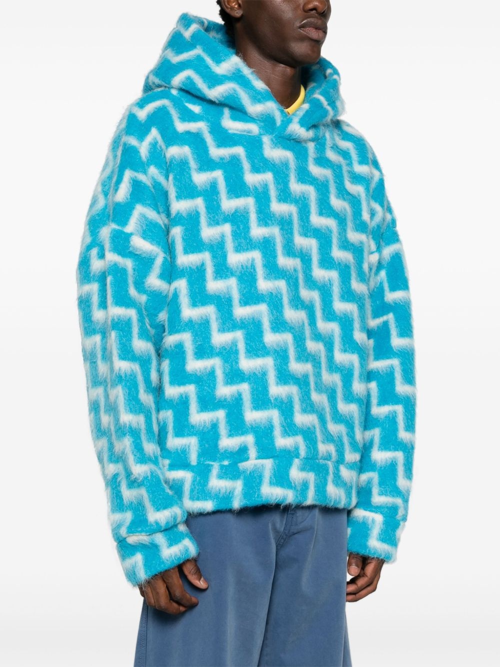 geometric-pattern hoodie - 3