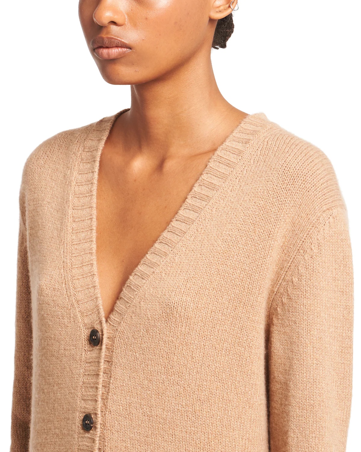 Cashmere and wool V-neck cardigan - 5