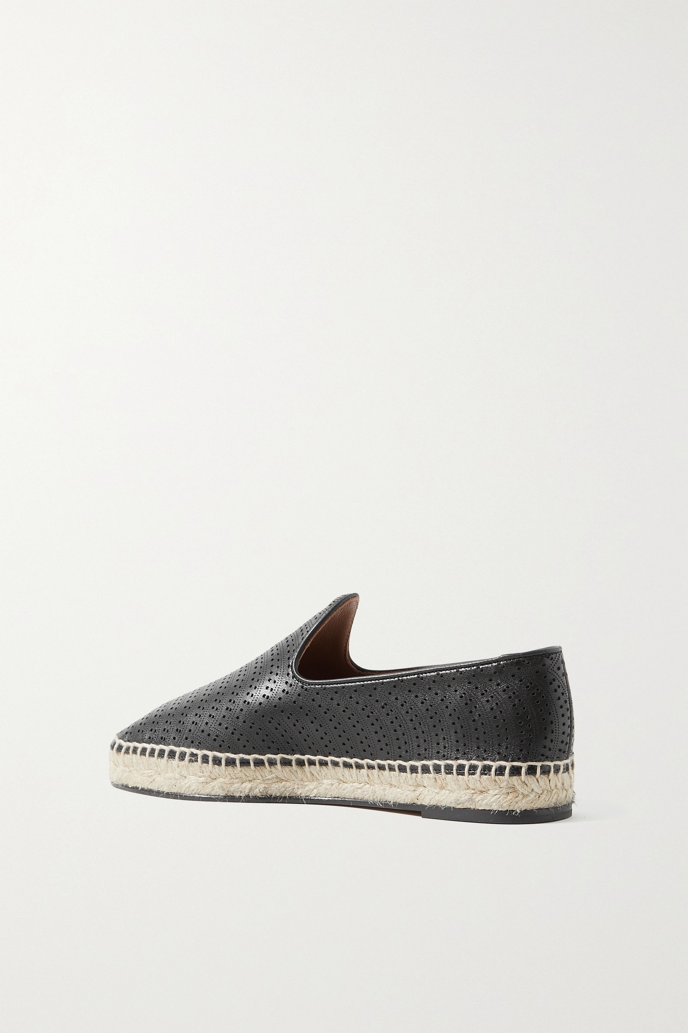 Laser-cut leather espadrilles - 3