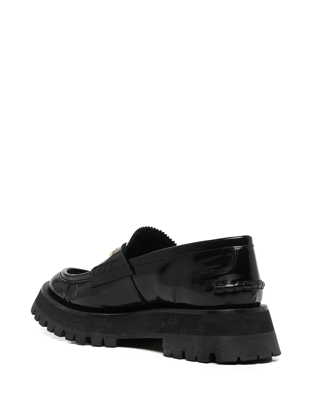 Carter lug-sole box loafers - 3