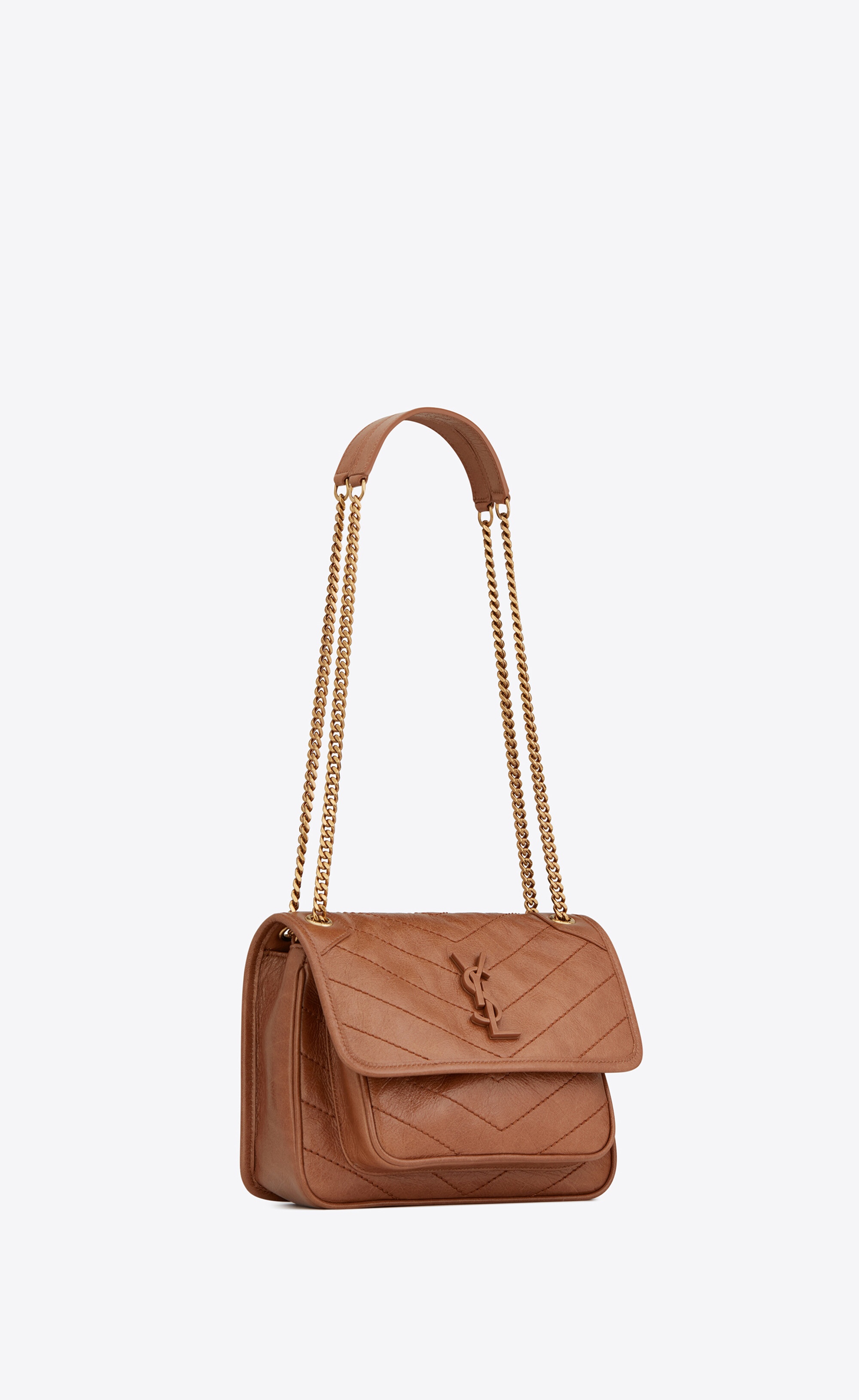 YSL【入手困難】大人気☆NIKI BABY CHAIN LEATHER BAG☆ 全色 YSL【入手困難】大人気☆NIKI BABY CHAIN VINTAGE LEATHER BAG