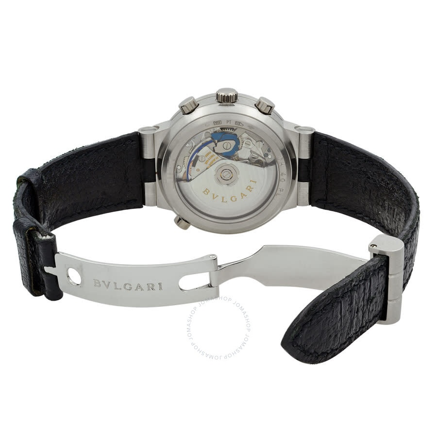 Pre-owned Bvlgari Bvlgari Diagono Chronograph White Dial Men's Watch CH40 PL - 6