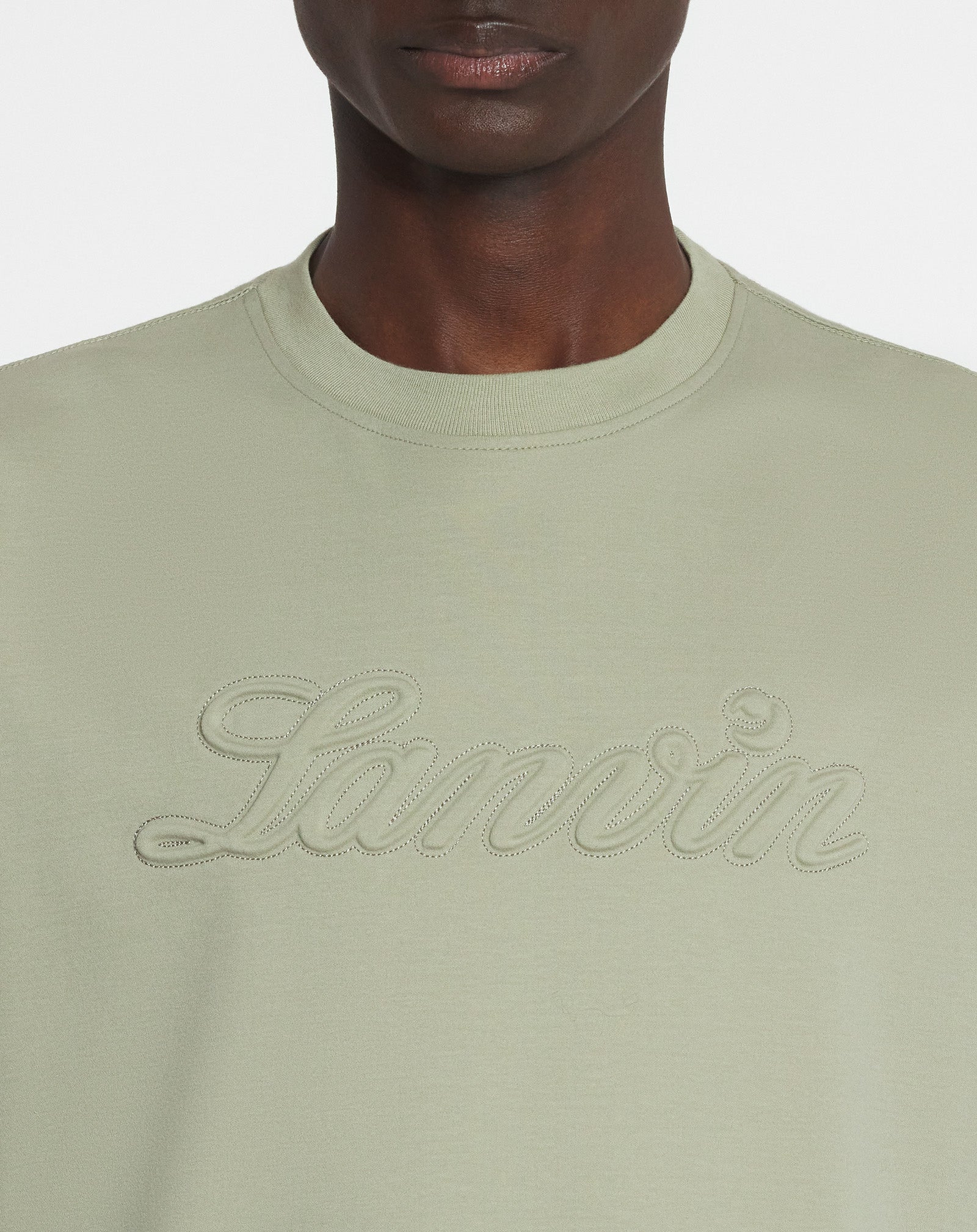 DEBOSSED LANVIN T-SHIRT - 5
