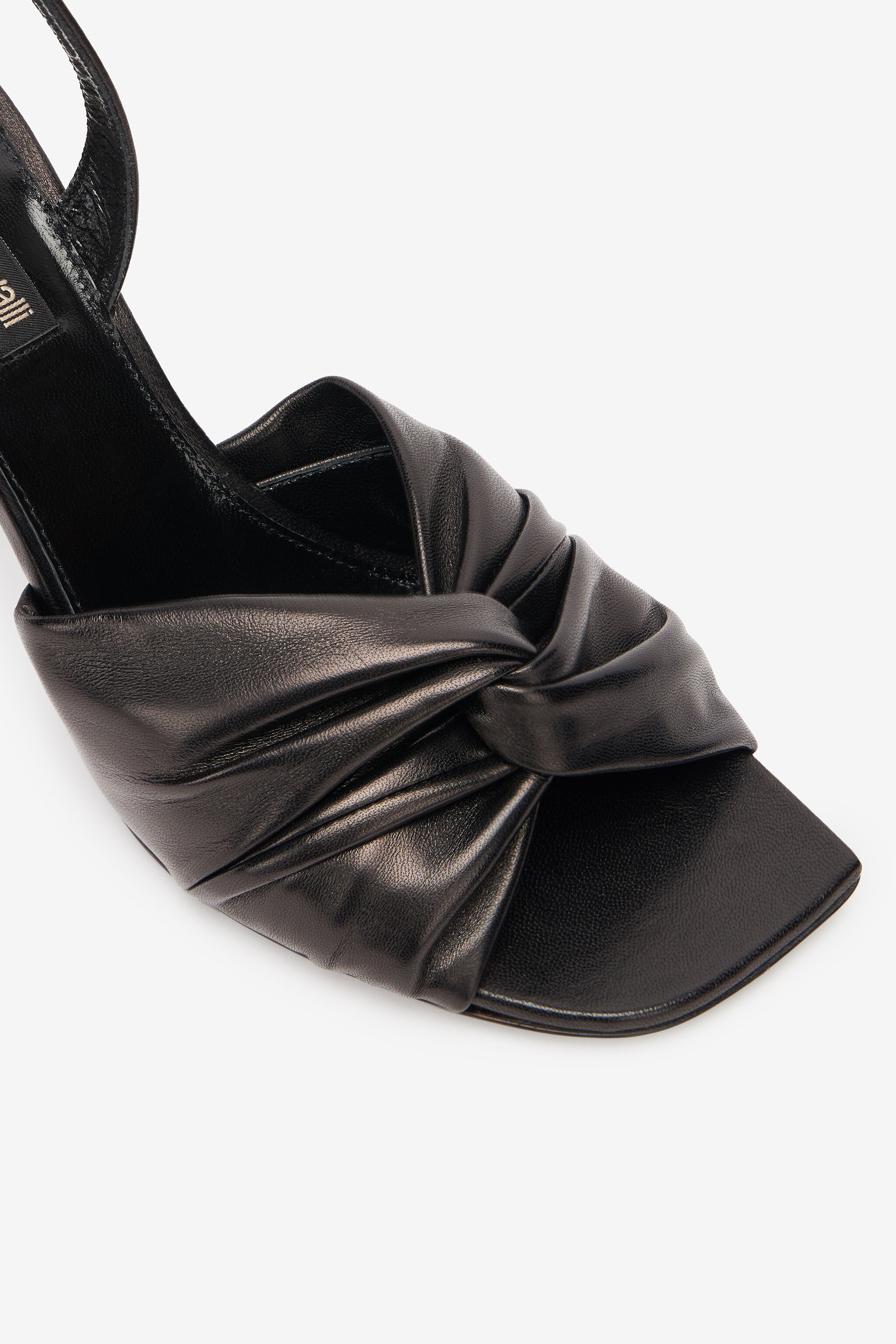 Leather Slingback Sandals - 5