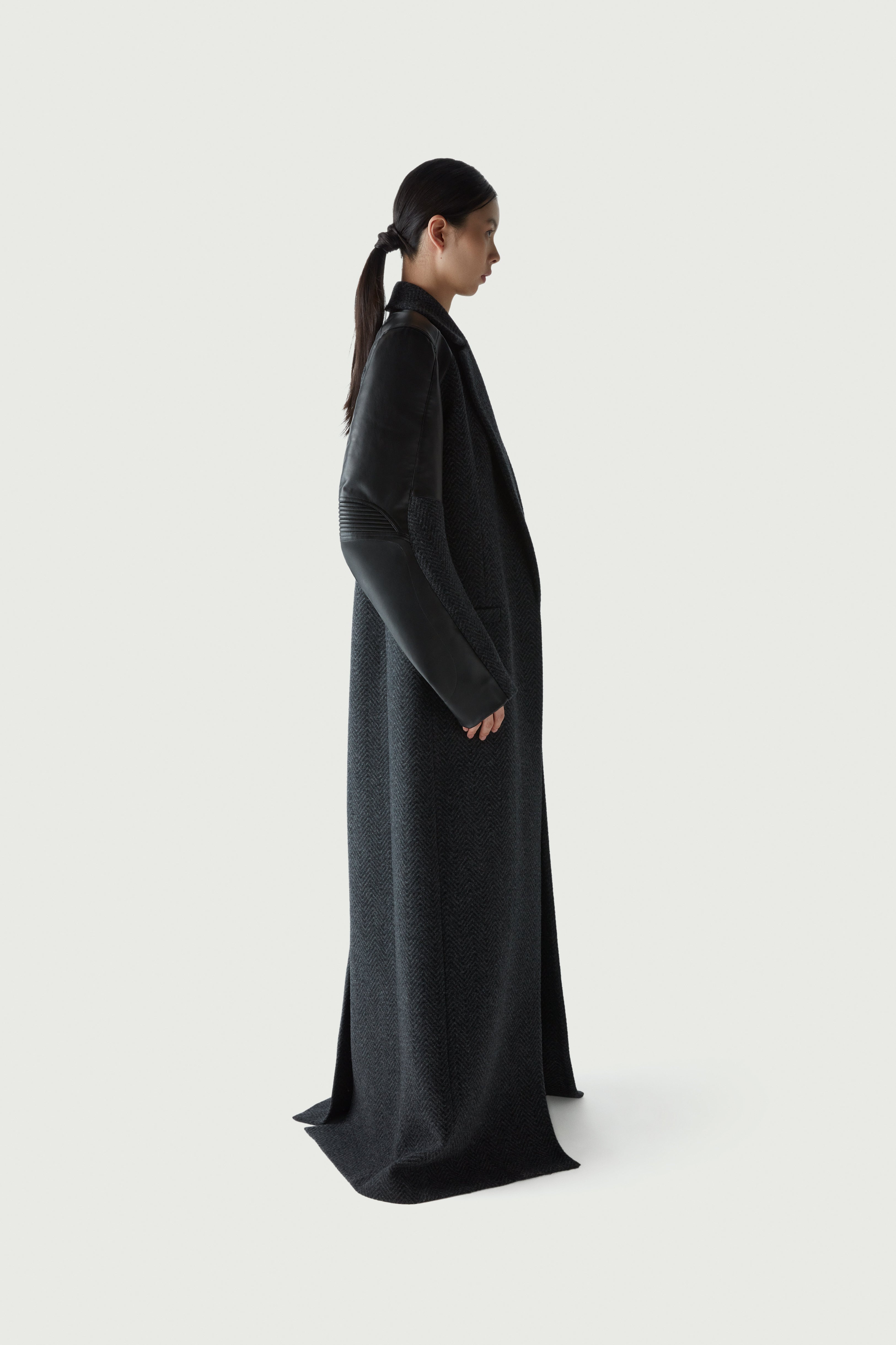 Hybrid Tailored Chevron Coat - 4