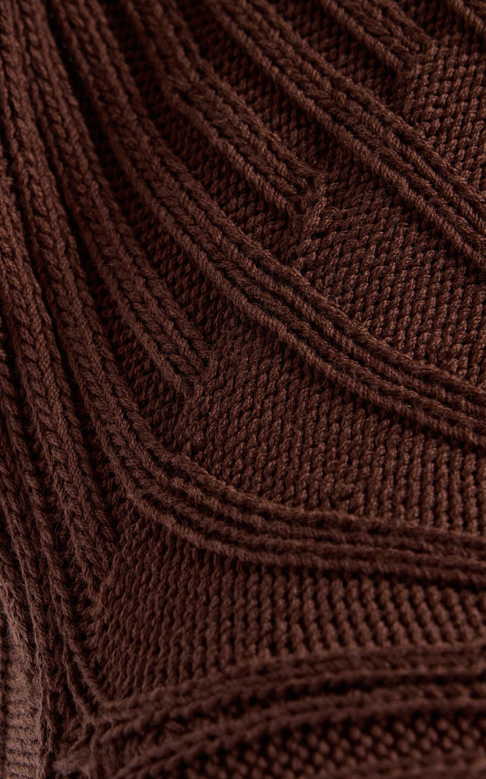 Chrysta Knit Cotton Dress brown - 5