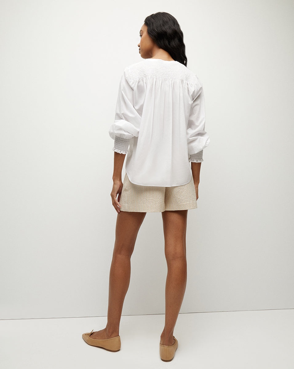 CONSTANZA BUTTON-DOWN TOP - 5