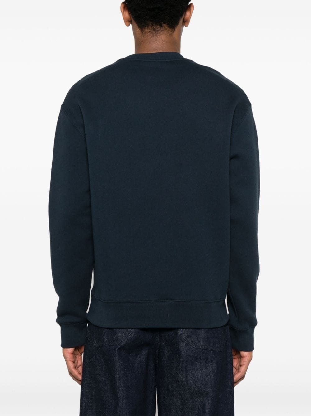 logo-embroidered sweatshirt - 4