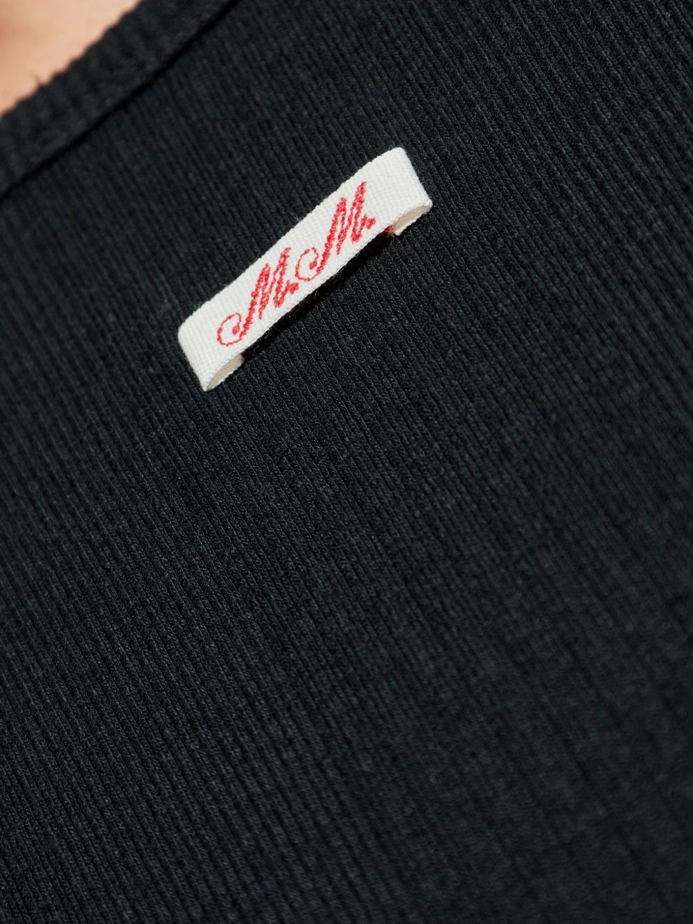 ribbed crew-neck T-shirt - 5