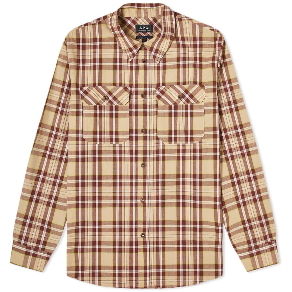 A.P.C. Marceau Check Overshirt - 1