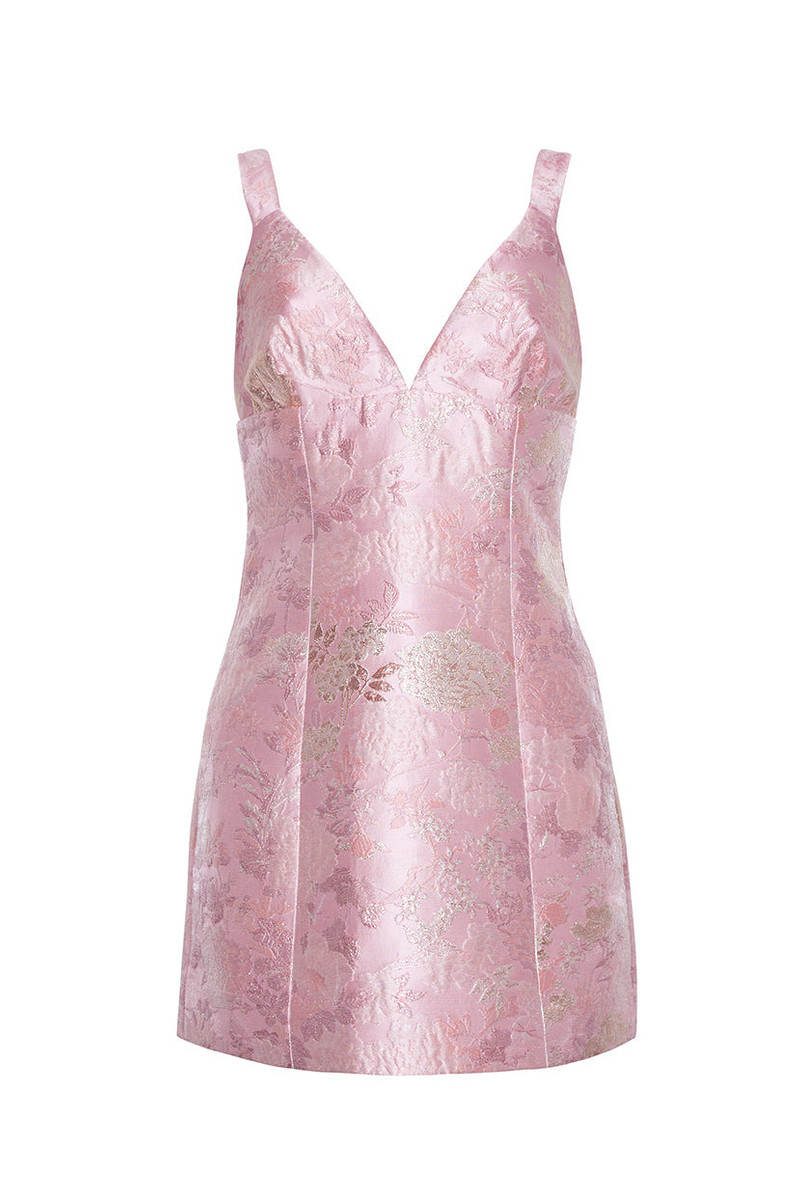 Naples Mini Dress A Vintage Inspired V-Neck Mini Dress 1