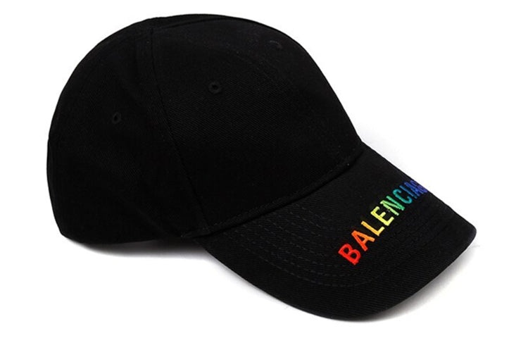 Balenciaga Rainbow Logo Cap 'Black' 564206310B21000 - 3