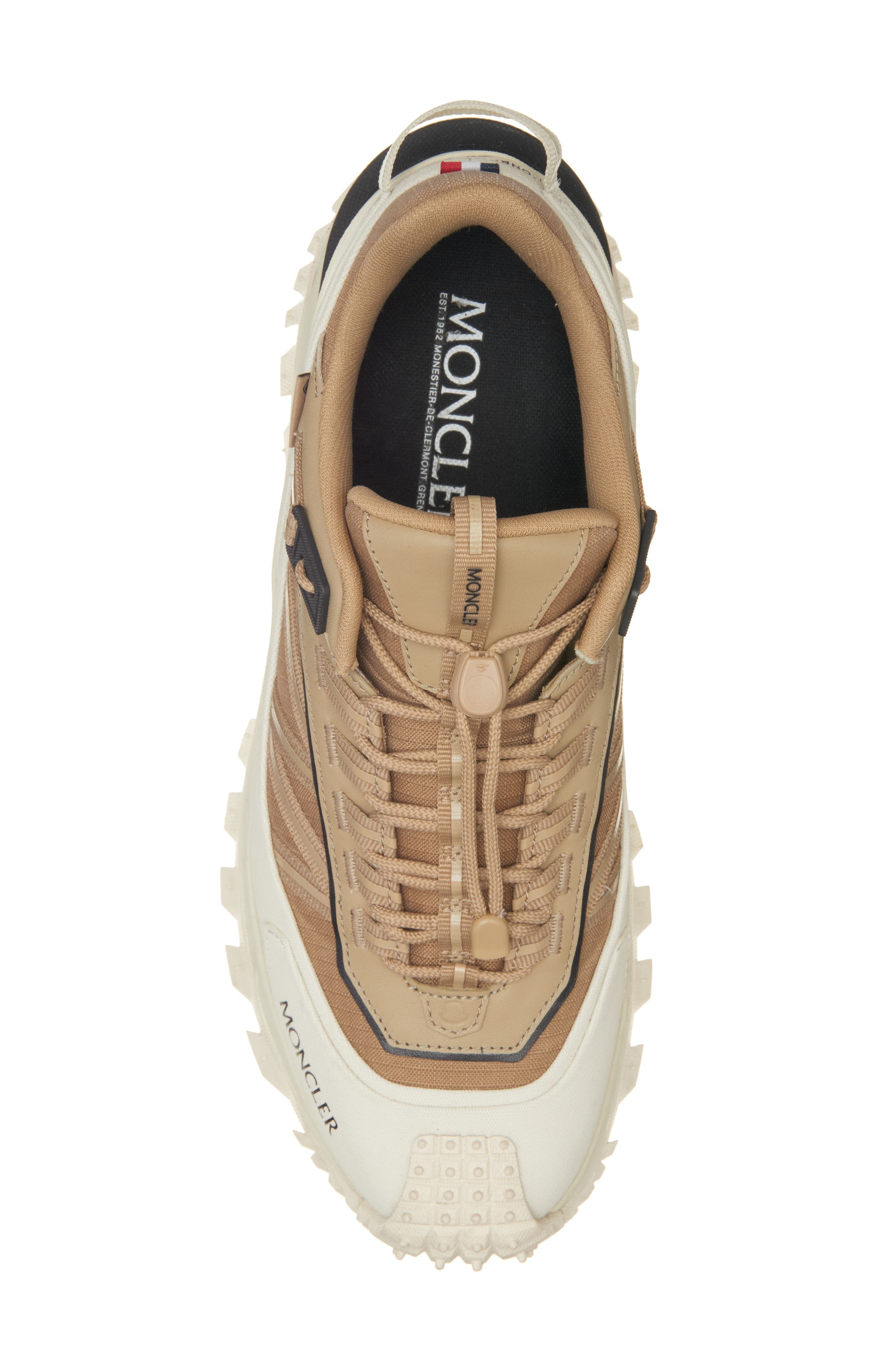 Moncler Trailgrip Gore-Tex® Waterproof Low Top Hiking Sneaker in Beige at Nordstrom - 5