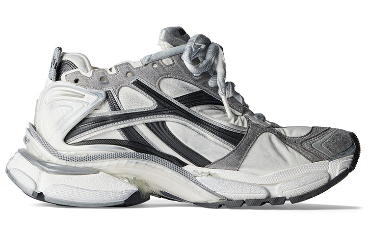 (WMNS) Balenciaga Runner SneakerS 'Grey White and Black Nylon and Suede Like Fabric' 772767W3RNY9012 - 2