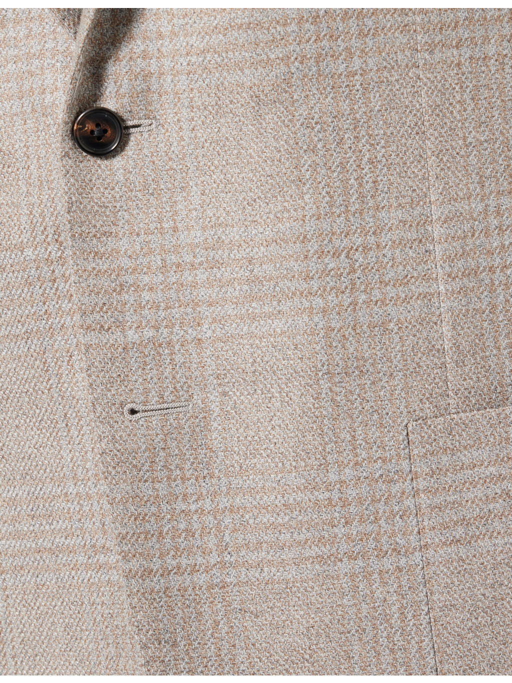 Academy Checked Silk-Wool Blend Jacket - 6