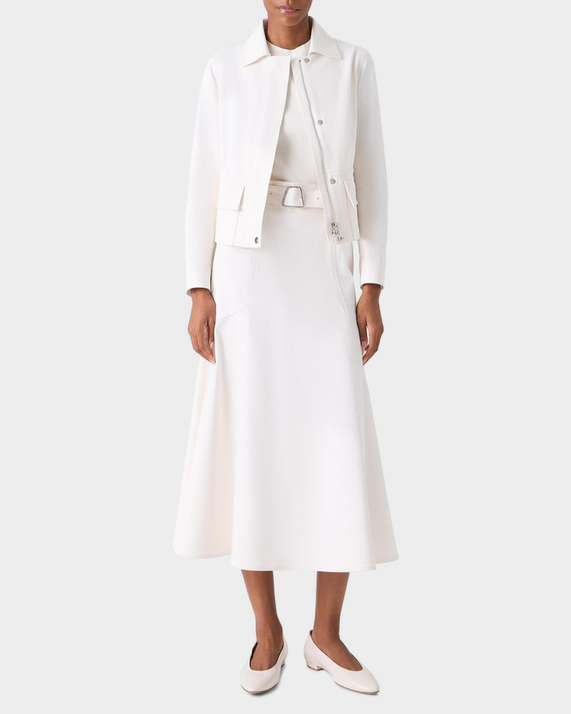AKRIS Hugh Stretch Denim Zip Jacket outlook