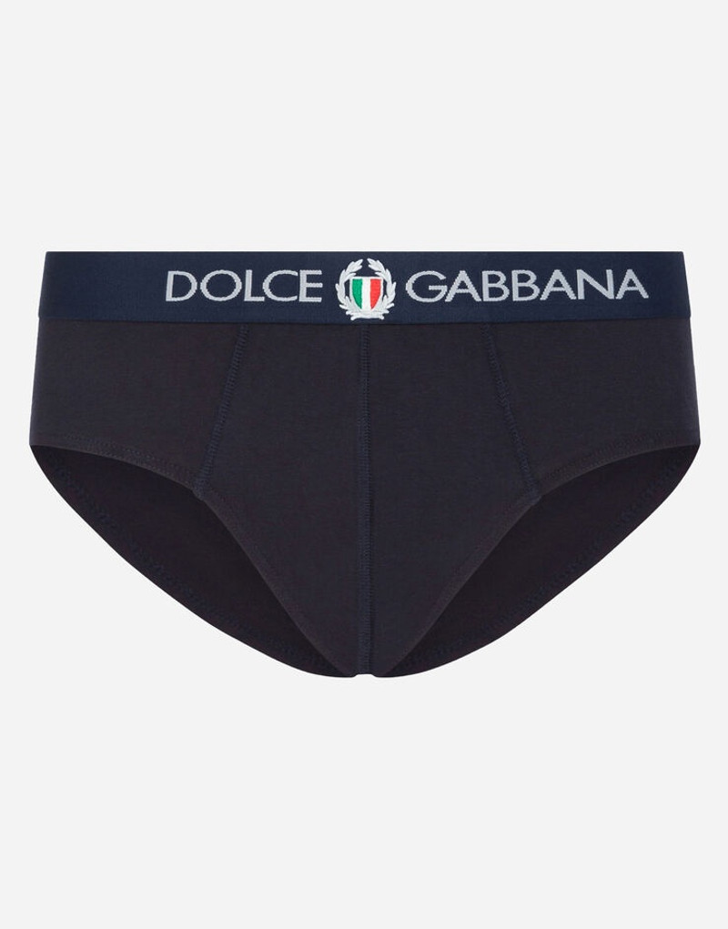 Mid briefs in stretch cotton 1