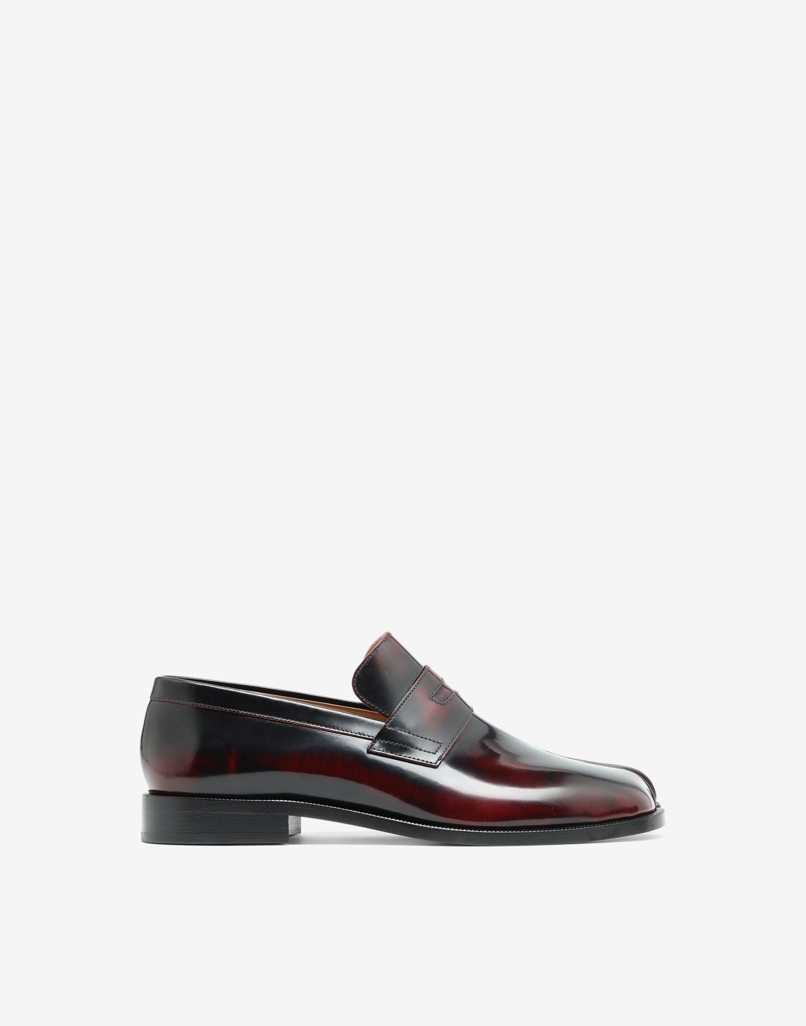 Tabi brushed leather loafers - 1