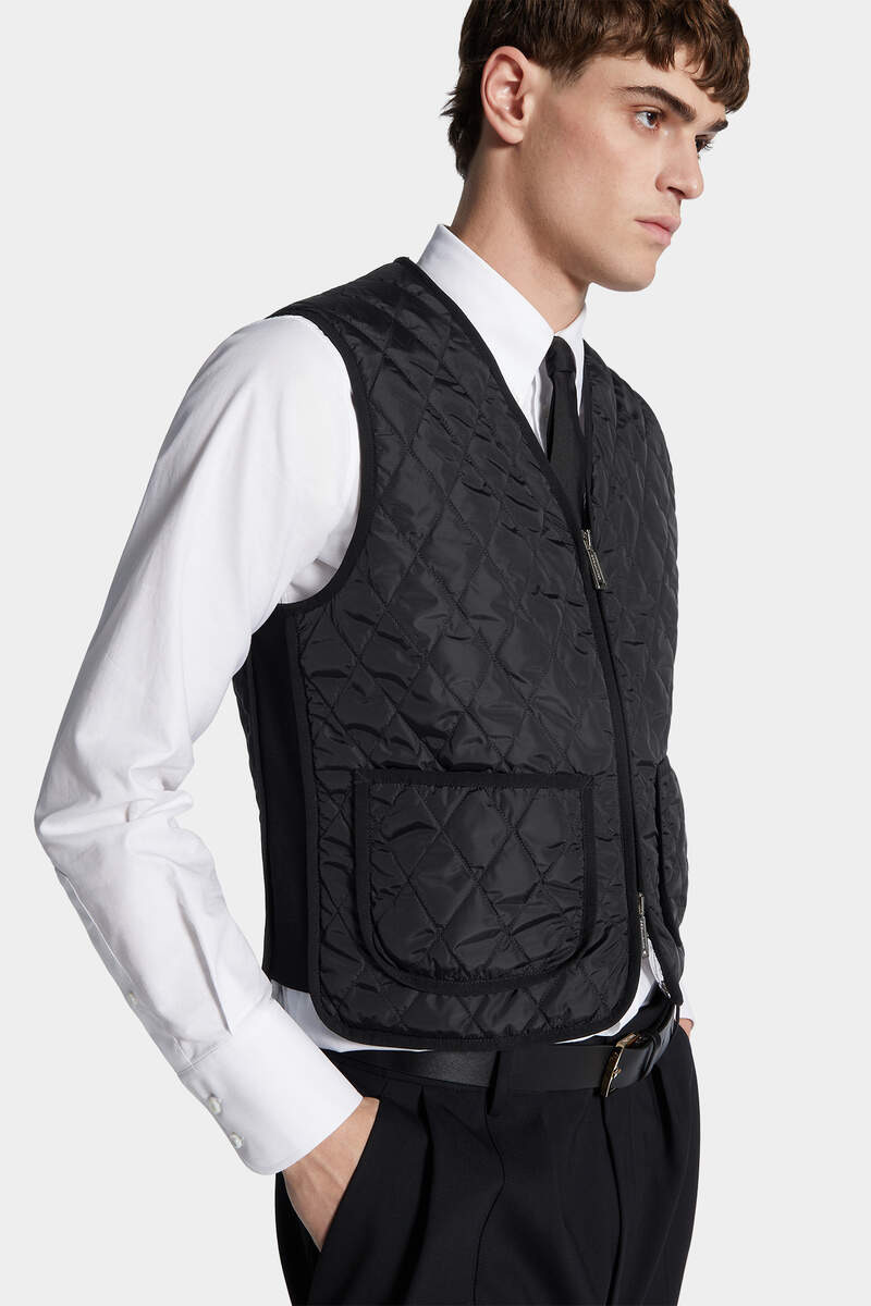 DSQUARED2 URBAN QUILTED VEST - 5