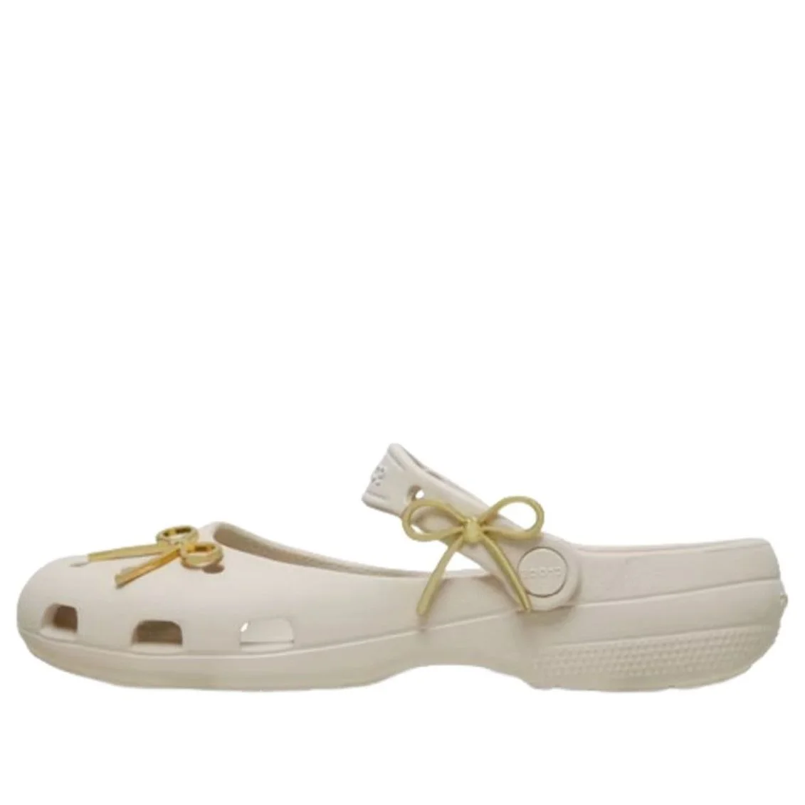 (WMNS) Crocs Classic Elegant Butterfly Ballet Flats 'Beige' 215669-2MC - 1