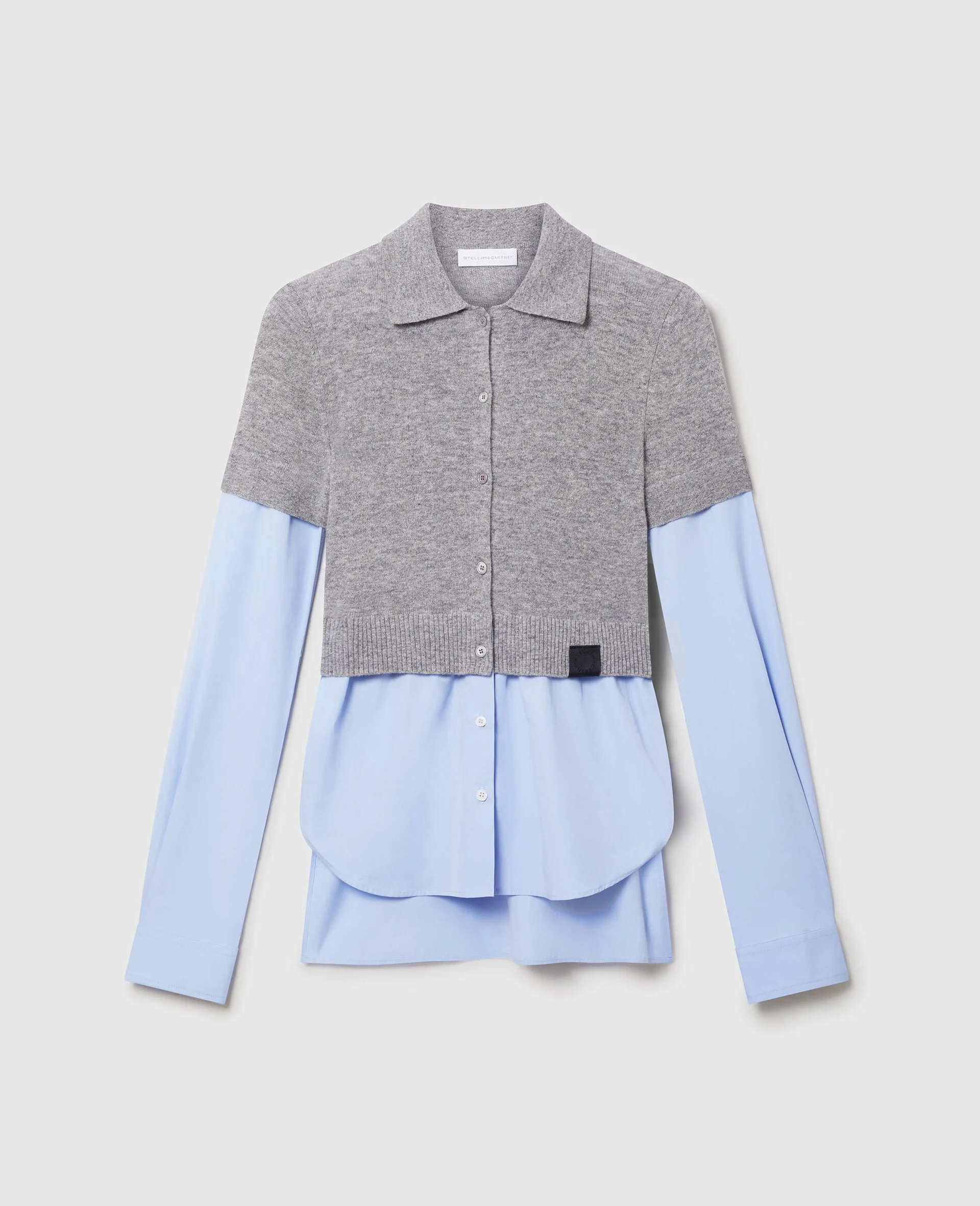 Hybrid Knit Shirt Cardigan - 1