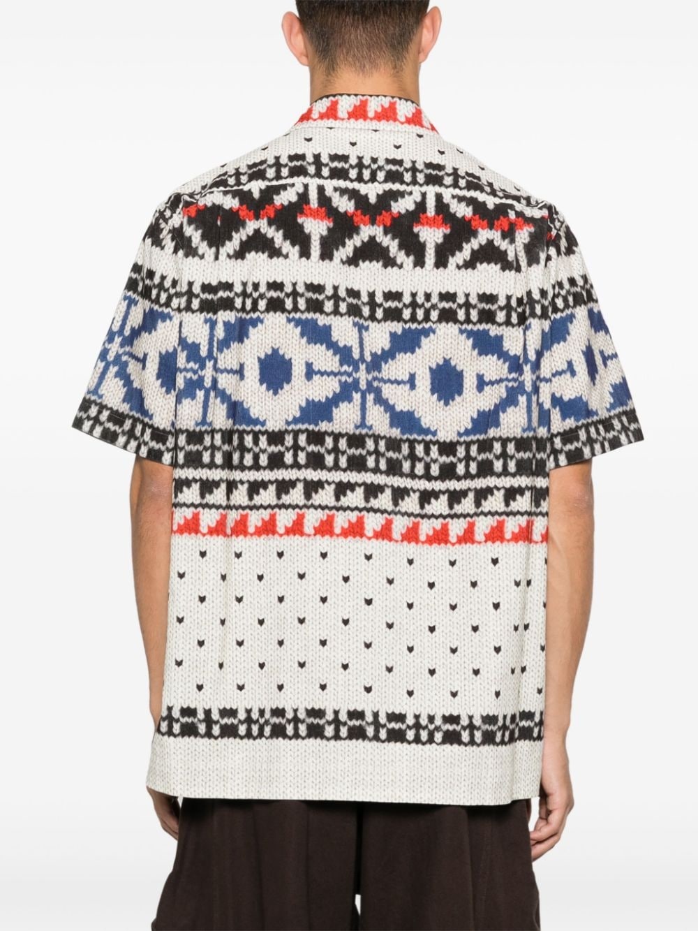 abstract-pattern shirt - 4